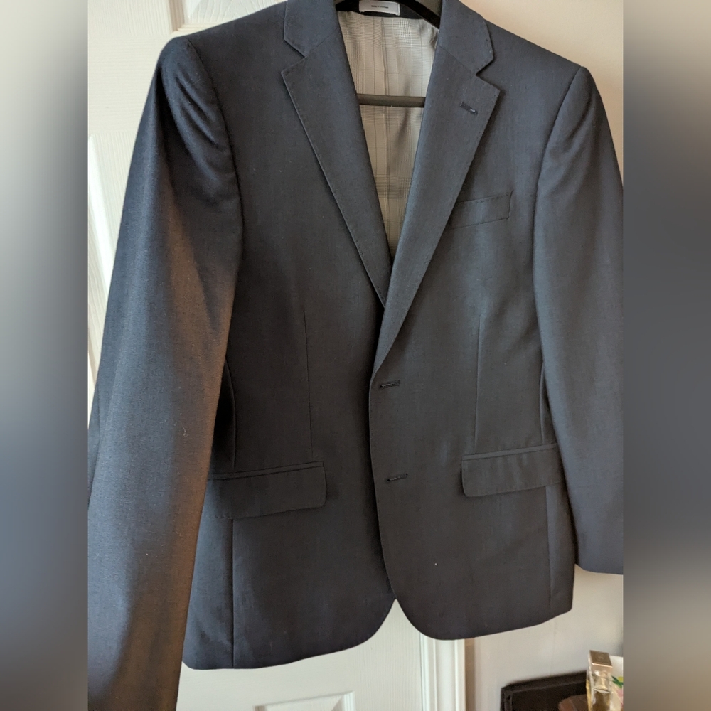 JFerrar, Mens Suit Jacket, Navy, 36S